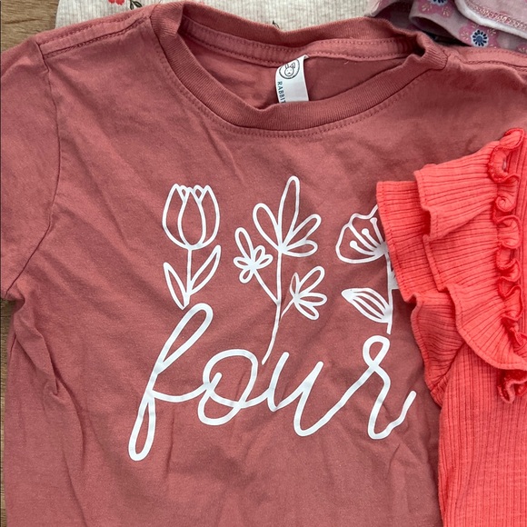 Floral and Ruffle Girls Tops Bundle - Picture 8 of 10